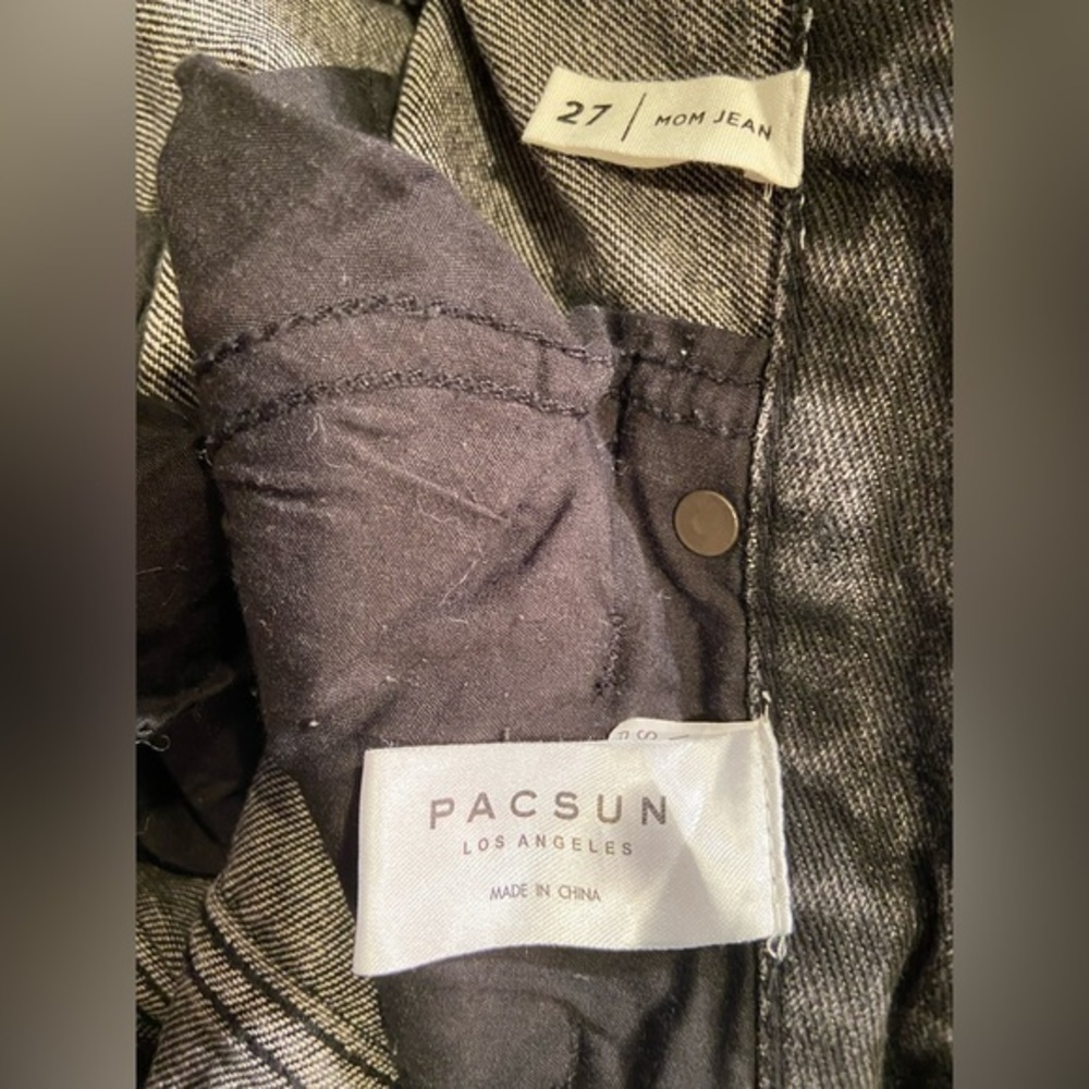 PacSun‎ grey mom jeans sz 27 - Picture 5 of 7